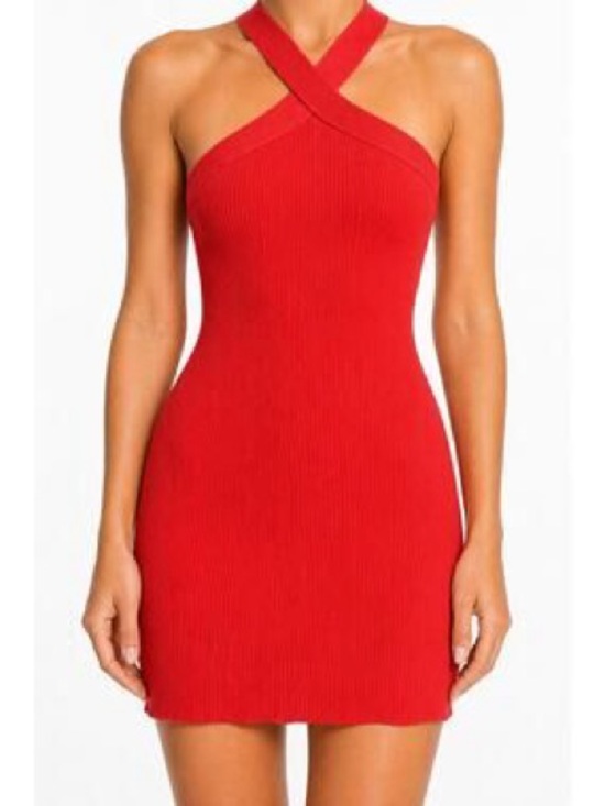 House of Harlow 1960 Dresses & Skirts - NWT House of Harlow 1960 Red One-Shoulder Cross-Neck Bodycon Dress